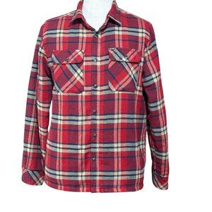Volcom Quilt Lined Shirt / Jacket - Size Medium - Plaid Classic Fit